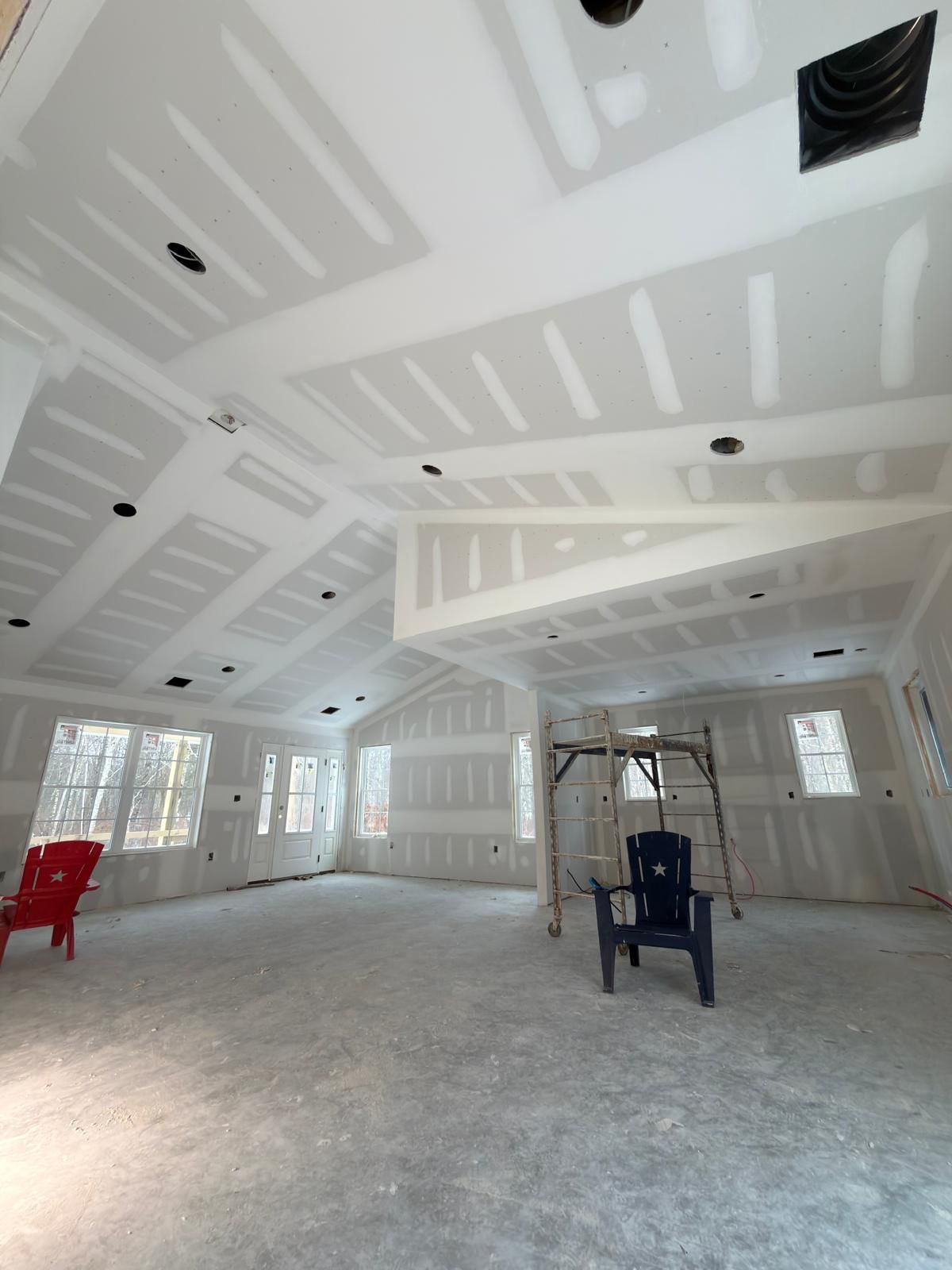 Professional drywall finishing